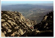 Postcard The Montserrat Mountains w/Monastery Barcelona, Spain picture