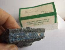 Lapis     From Afghanistan    Old Perhams West Paris Mineral Shop Label picture