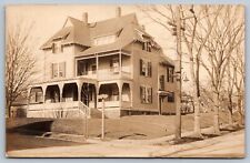 1909 RPPC west Medford MASSACHUSETTS house from MATE OF THE SUNBEAM 2 CAPT WHITE picture