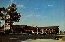 Rockford Illinois Sweden House Lodge roadside sign US 20 unused vintage postcard picture