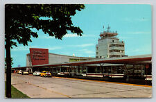 Milwaukee Wisconsin Mitchell Field Terminal Airport WI c1950's Postcard picture