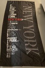 HUGE New York NY Banner Flag Pennant LARGE ALL CITIES RARE 80 X 40 picture