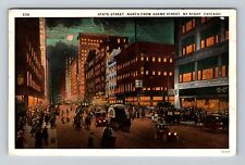 Chicago IL-Illinois, State Street, Advertisement, Vintage c1926 Postcard picture