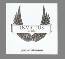 Advertising card - advertisingg card - Invictus Aqua by Paco Rabanne picture