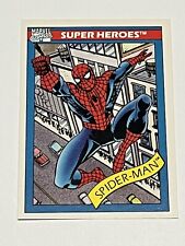 1990 Impel Marvel Universe Series 1- Super Heroes Spider-Man #29 Trading Card picture