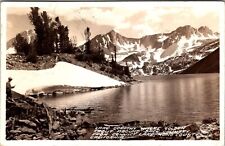 Vintage Convict Lake Dorothy High Sierra 1940s RPPC Real Photo Postcard JA18 picture
