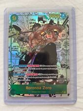 Roronoa Zoro - OP06-118 SEC - Manga Rare - English - Alt Art - One Piece Card picture