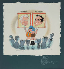 Bill Hanna/Joe Barbera Tribute Giclee On Paper Signed+Remarked by Bob Singer  picture