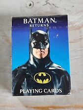 Vintage 1992 BATMAN RETURNS Playing Cards Deck of Movie. Still Sealed  picture