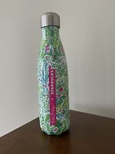 Starbucks Lilly Pulitzer Swell Bottle Palm Beach 17oz S'well Tumbler picture