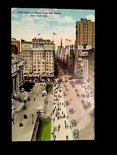 1914 Michelin Tires Billboard, 5th Ave & 40th St. New York City Vintage Postcard picture