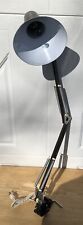 36” Tensor Desk Lamp Drafting Style Hat Swivel Clamping BROWN MCM picture