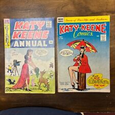 Vintage Katy Keene Comic Books Lot of 2 Including 1 Annual picture