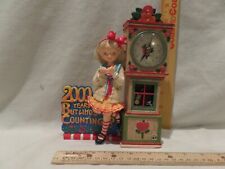 Mary Engelbreit Millenium Clock 2000 Years But Whos Counting Enesco Y2K WORKS picture