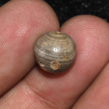 Rare Genuine Ancient Banded Agate Bead over 2000 Years Old in Good Condition picture