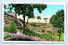 Barrose Terrace Gardens Lancaster PA Landscape Postcard picture