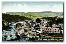 c1905 North End From Prospect St. House Village Lee Massachusetts MA Postcard picture