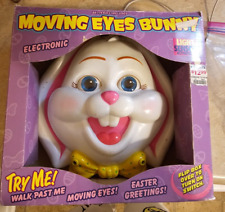 Vintage GAF Great American Fun Corp Electronic Moving Eyes Bunny Talking Easter picture