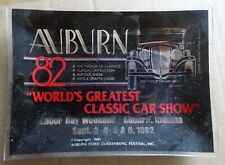 1982 Auburn Indiana Classic Car Show GLASS ASHTRAY  picture