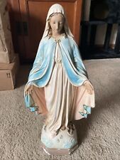 Vintage Outdoor Virgin Blessed Mary Statue CS 113 LOCAL PICKUP picture
