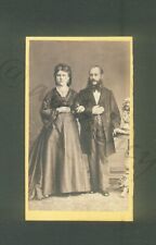 C. SZATHMARI 1864-68 Bucharest Romania fashion Couple 19thcentury photo SZATMARY picture