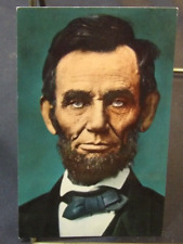 Abraham Lincoln Postcard-Green Background picture