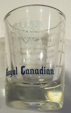 Barclay's Royal Canadian Heavy Glass Shot Glass picture