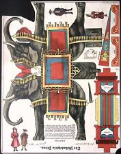June 14, 1896 The Philadelphia Press Art Supplement Circus Elephant Paper Dolls picture
