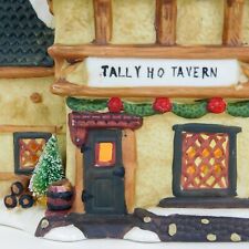 Santa's Workbench Collection  Porcelain  Tally Ho Tavern Town Series 1999 picture