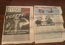 St. Petersburg Times Newspaper #248 3/21/97 & The Exit LIVING HERE #31  3/7/97 picture