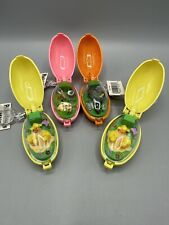 Set Of 4 Vintage 1993 Takara Pocket Critters Keychain 2 Working 2 Non-Working picture