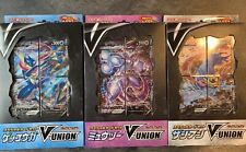 Pokemon Cards Japanese V-Union Box x3 (Mewtwo, Zacian and Greninja) New Sealed picture