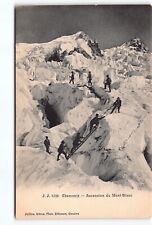 Chamonix Ascension Du Mont Blanc France DB Postcard Vtg Unposted picture
