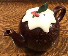 Original Vtg Brown Betty Teapot Christmas Pudding By Price & Kensington ENGLAND picture
