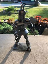 Unique Metal art figurine made of bolts and nuts figurine about 8