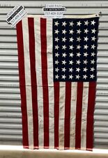Vintage 48 Star American Flag 72”x40” picture