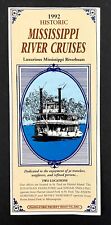 1992 Mississippi River Cruises Northrup Riverboats Vintage Brochure St Paul MN picture