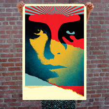 Obey Giant A Cracked Icon (Signed Print By Shepard Fairey) /550 Poster picture