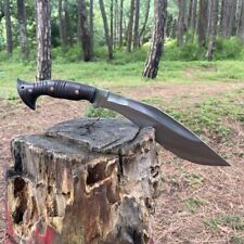 Custom Handmade Carbon Steel Blade Gurkha Kukri Knife | Hunting Knife | Camping picture