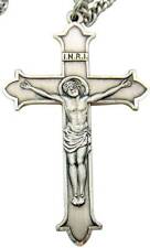 MRT BIG Solid Sterling Silver Crucifix Mens Orthodox Cross 2