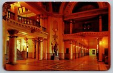 STATE CAPITOL BUILDING MAIN FLOOR  IN HELENA  MONTANA VTG POSTCARD picture