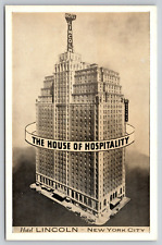 Postcard NY New York City Hotel Lincoln UNP A22 picture