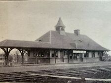 Postcard Altamont NY - c1900s Delaware & Hudson Railroad Station - Milk Cans picture