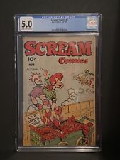 Scream comics #1 CGC 5.0 (1944) picture
