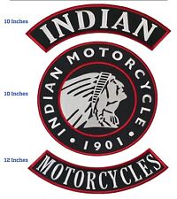 Indian Motorcycle Embroidery Patch - Elevate Your Jacket with American Style picture