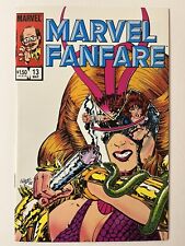 Marvel Fanfare #13 1984 ✅ Perez Vess Black Widow Warriors Three Adams Cover NM/M picture