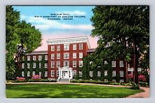 Richmond IN-Indiana, Earlham College Dormitory, Antique, Vintage Postcard picture