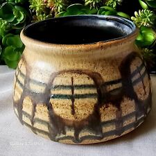 Lapid Mid Century signed Made in Israel Hand Painted Pot Vase Planter 3.5” Tall picture