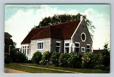 Stratford CT, Stratford Library, Connecticut Vintage Postcard picture