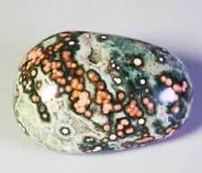 Top  Natural Round Eye Ocean Jasper Agate Quartz Crystal Plam Stone Specimen picture